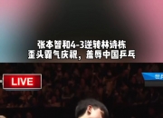 开云在线直播-包含比利时乒乓球队逆转法国乒乓球队，张本智和关键制胜的词条